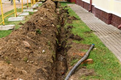 French Drains Setup