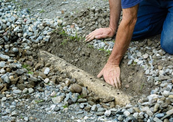 French Ditch Installation in Downers Grove