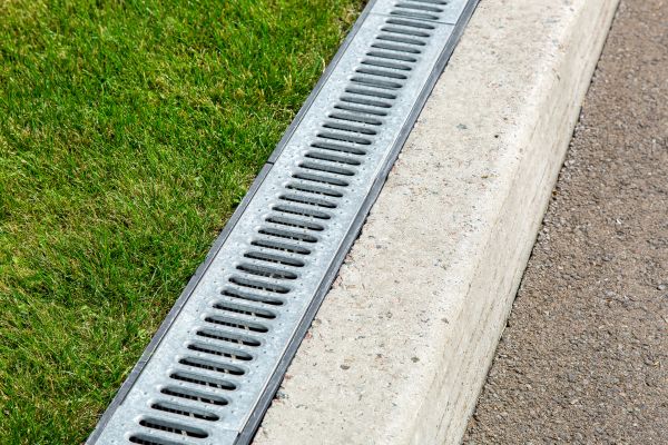 Courtyard Drain Installation in Downers Grove